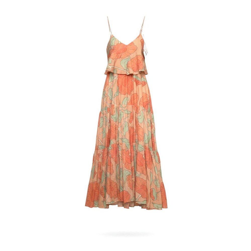 Manila Grace Women's Pink Sleeveless Formal Maxi Dress Size 38 NWT